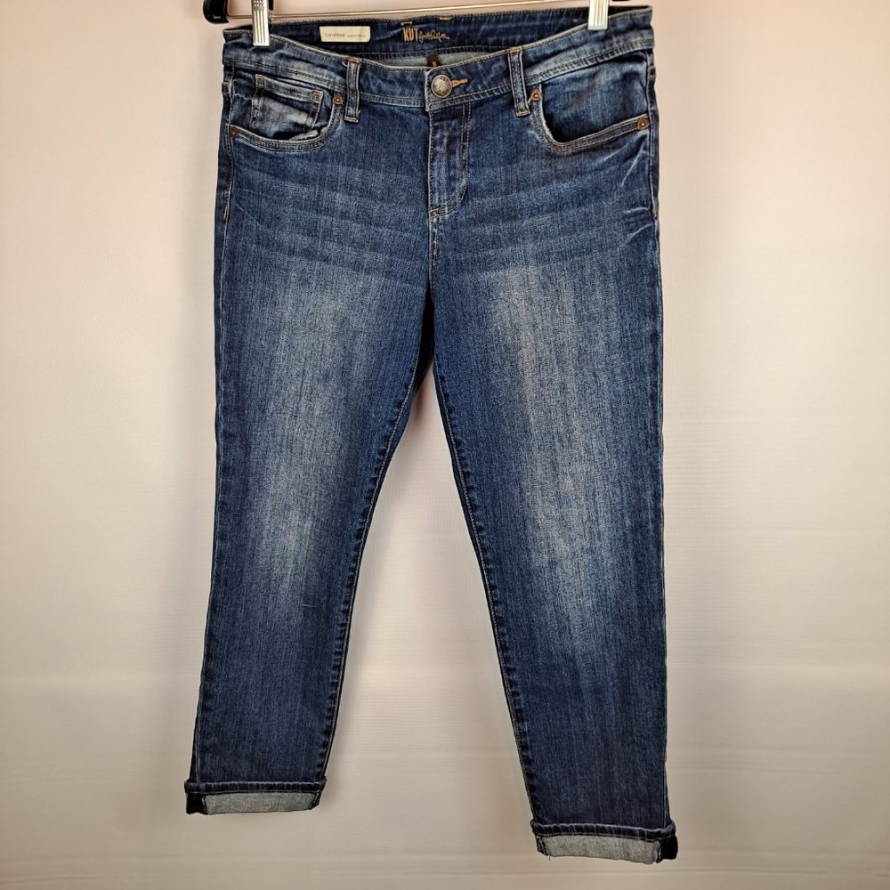Kut from the Kloth Catherine Boyfriend Jeans Size 8